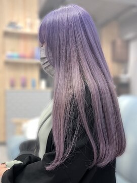 リノショアーズ 日本大通り店(RINOSHORES) 20代30代ダブルカラーブリーチ立体感グラデーション透明感カラー