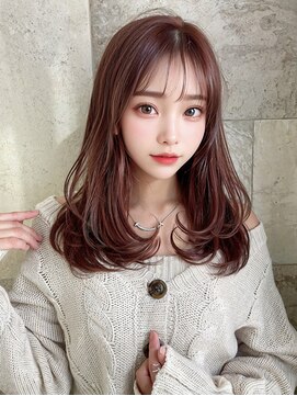 オリジンズヘアーセカンド 守谷店(Origins hair 2nd) コーラル系ベージュカラー×メテオ+インボーンTR