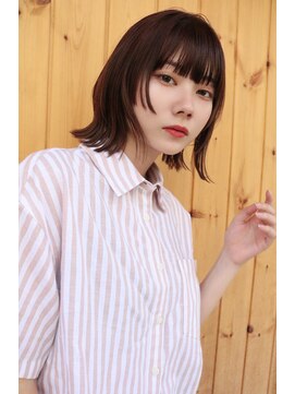 ブゾン(buZon) 【buZonブゾン】ボブウルフ×ピンクブラウン