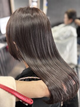 アローズ 荒尾店(arose) 髪質改善ジュエルトリートメントで艶カラーに！