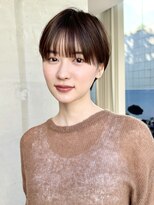 ビュートリアム 南青山(BEAUTRIUM)&nbsp;大人マッシュショート/耳掛けショート/ショートヘア/30代40台