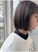 ぱつっとボブ