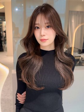 ロンドメリア 天神大名店(Lond Melia) ★メルティカラーフェミニンロング似合わせカットミディア厶艶髪