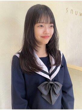 スニュウ(snuw) 【snuw mina】レイヤーカット/高校生カット/顔まわりカット