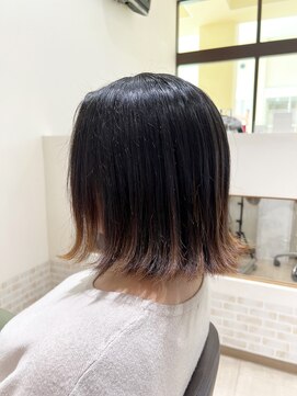 デザイニングヘアードゥ(designing hair Deux) 肩上外ハネベルボブ