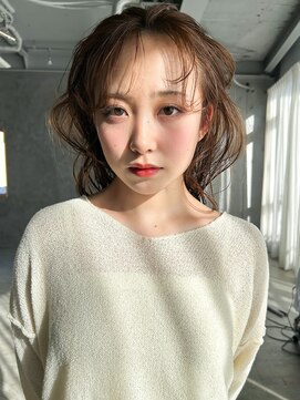 カシェル(cashel) ブリーチなしベージュ　ブラウン　ブリーチなしダブルカラー