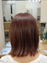 ファルベ(Farbe) 黒髪カタログ/オリーブグレー/小顔に見せるヘア/ココアベージュ