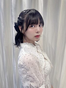 ユアーズヘア 新宿三丁目店(youres hair) 編み込みハーフアップ