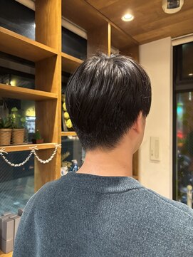 刈り上げマッシュ