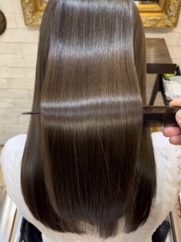 銀座美容室 スウィップ(Swip)の写真/うねり・枝毛・ダメージ毛を解消する【髪質改善トリートメント】しなやかで柔らかく◎白髪染めも人気