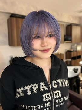 フェイス 石川町 (FACE) ラベンダーカラー/横浜ハイトーン/ハイトーンボブ