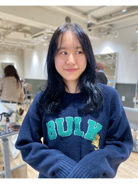 カナージュ(Canage) 暗髪伸ばしかけヘアーダークアッシュ