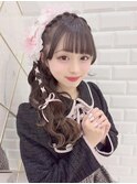 松島七葉ちゃんあみかちゅサイドポニープリンシパルヘア＊まゆ