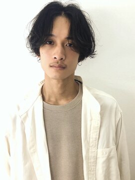 ディッセンバー 伊勢崎(December) メンズ/センターパート/似合わせカット／ニュアンスパーマ