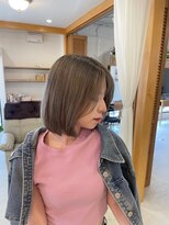 ナイアン エルア(naian elua)&nbsp;ダブルカラー　グレージュ