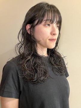 イギー(igggy) ロングパーマ デジタルパーマ レイヤーパーマ ミディアム