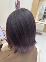 ヘアポジション 五所川原店(HAIR Position)&nbsp;プレイングカラー×ピンク