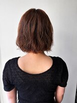 ペスカケイクリエイティブ(PESCA K-CREATIVE) 暖色ブラウンのニュアンスウェットボブ