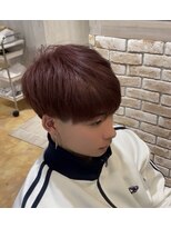 タブーセントラル(TABOO Central)&nbsp;メンズマッシュラウンドマッシュピンクブラウンピンクベージュ