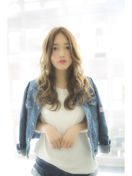 サロンドミルク 原宿(salon de MiLK) 【salon de MiLK原宿】大人かわいいセンターパート