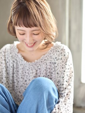 ナナナ パレナ 大津膳所店(nanana parena) 超微粒子トリートメントで艶髪スタイルへ♪切りっぱなしボブ◆