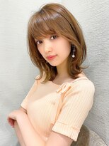 アフロート エル 錦糸町(AFLOAT L) LallYou【錦糸町】ベージュカラーネオウルフウェーブパーマ