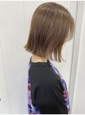 切りっぱなしボブ