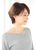 【lien,相楽】大人レイヤーボブ/小顔/オリーブカラー