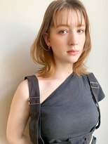 マリアバイアフロート(Maria by AFLOAT) 【山田】シースルーバングフェイスレイヤーくびれウルフ