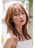 ACE 横浜 ナチュラルベージュ×大人可愛いミディアム