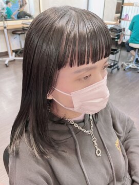 ポー 三軒茶屋(poh) テラコッタ/ミニウルフ/デジタルパーマ/くすみブルー*三軒茶屋駅