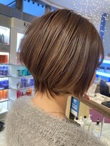 コワファースト 大分(COIFF1RST)&nbsp;前下がりボブ×アッシュベージュ