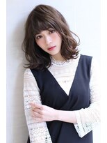 オーロ 池田店(ORO)&nbsp;シックベージュ毛先パーマ大人かわいい小顔フレンチボブ大人ボブ