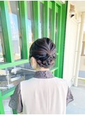 結婚式のお呼ばれヘアセット
