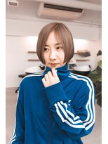 シカ(sica)&nbsp;ミルクティーグレージュのボブスタイル☆