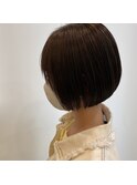 柔らかい丸みボブ◎