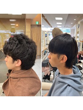 アッシュ 桜木町店(Ash) ”横浜”縮毛矯正で叶えるマッシュウルフ　竹永指名限定