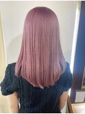 ☆ブリーチ2回ペールピンクカラー☆