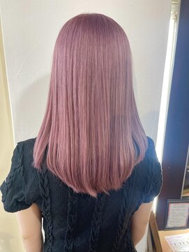 ネオリーブセブン 御茶ノ水店(Neolive 7) ☆ブリーチ2回ペールピンクカラー☆