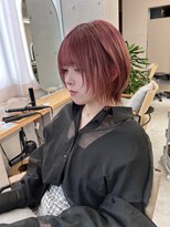 サンド 鹿児島中央(sand)&nbsp;黒髪/グレーベージュ/レイヤーロング/前髪パーマ[鹿児島駅]