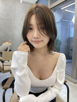 サンド 池袋(sand)&nbsp;ボブ/ミディアム/オリーブグレージュ/髪質改善