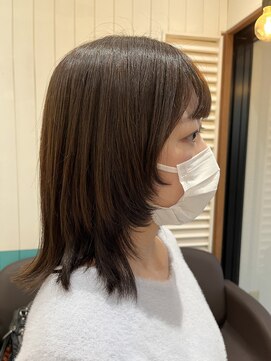 トータルビューティーステラ(TOTAL BEAUTY STELLA) レイヤースタイル×艶々ブラウンベージュ