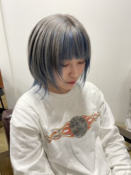 ラフィット 香椎(lafit) アンブレラカラーウルフカット