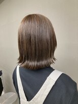 シャンプーボーイエイムス(SHAMPOO BOY aims)&nbsp;オリーブカラー×ボブ