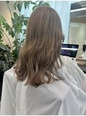 kana ブリーチなし ダブルカラー ミルクティーベージュ