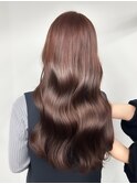 20代30代ココアブラウン髪質改善カラーヘア透明感ロング