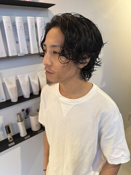 ライリー(riley) メンズミディアムパーマ