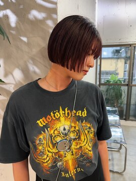 タロ(TALO) 【TALO】ボルドーカラーとボブ