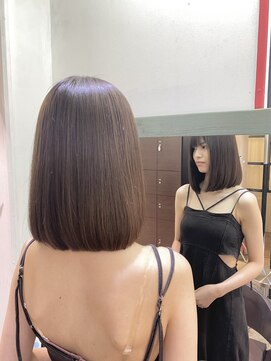 アップ(A+hair) 大人ボブ＿自然な縮毛矯正＿ナチュラル＿ロブ