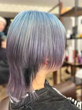 ラブリッシュ(LOVERICHE) ウルフ×ペールブルーラベンダーグラデーション【浜崎】